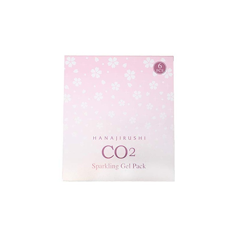 Hanajiru Sparkling Face Gel Pack (10g x 6 Pack)