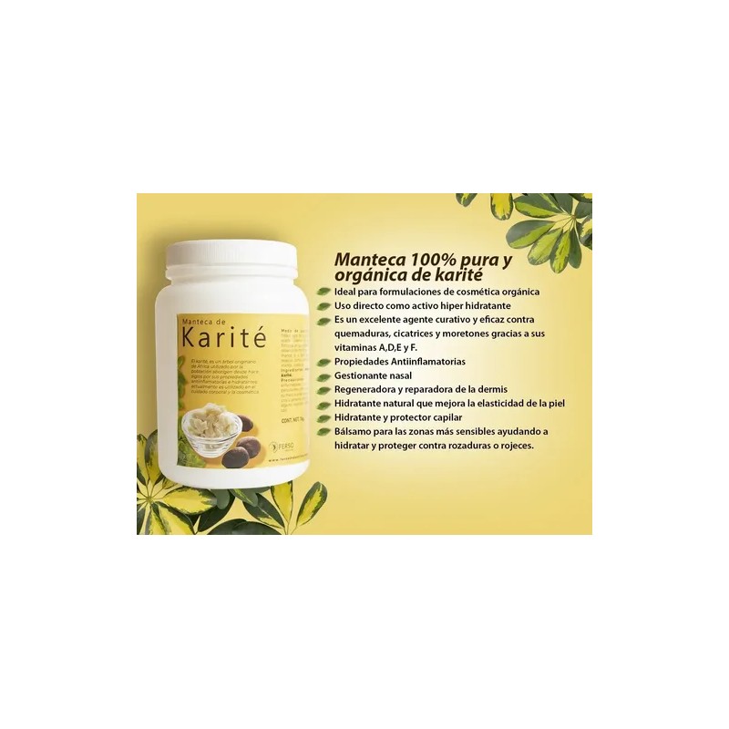 1 1/2 Kg Manteca De Karité Orgánica