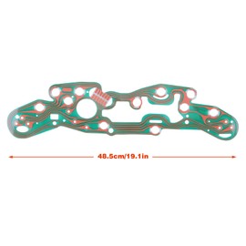 Slakerbe Instrument Panel Printed Circuit Board With Gauges Fit for Chevy Camaro 1970-1981 Printed Circuit Board Replace 8901671
