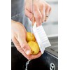 KitchenCraft Vegetable Brush, Plastic Vegetable Scrubber, Durable Bristles and Hook,