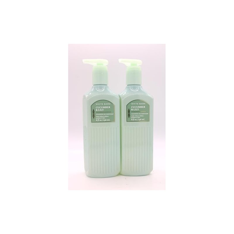 Cucumber & Lily, Bath and Body, Cleansing Gel Hand Soap,