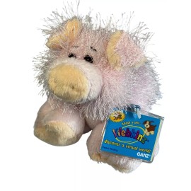 Ganz Webkinz Pig 8.5 in Plush Stuffed Animal Sealed Code Tag HM002 Pink NEW
