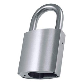 EVVA HPM Open Shackle Padlock without Cylinder - with 30mm Shackle Case
