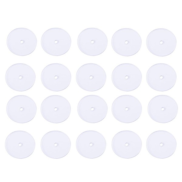 QEDBOJE 30 Pieces Piercing Disc, Keloid Disc, Clear Disc Pads,