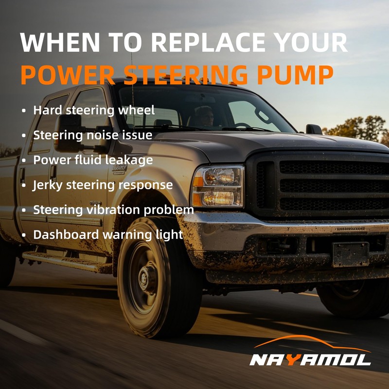 NAYAMOL 68214885AA Power Steering Pump Compatible with Ram ProMaster 1500