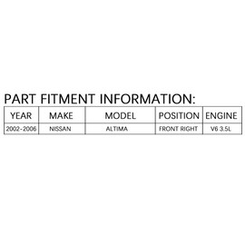 DRIVESTAR Front Steering Knuckle Wheel Hub Assembly Passenger Right 2002 2003 2004 2005 2006 for Nissan Altima 3.5L V6 698-422 LK010