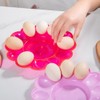 DEARMAMY 3Pcs Easter Egg Plates: Deviled Egg Dishes - 9.4Inches