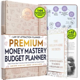 Budget Planner and Monthly Bill Organizer - Finance Planner, 12-Month Journey to Financial Freedom | Bill Payment Tracker Monthly Organizer, Money Saving & Expense Tracker | Undated Budgeting Journal