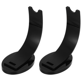 iplusmile 2 Pieces Acrylic Pen Holder, Single Fountain Pen Display Stand, Electronic Pen Pencil Wand Ballpoint Pen Rack for Home Office and Store Use Black