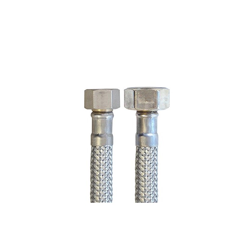 Reinforced hose 3/8 inch nut x 1/2 inch nut, drinking