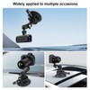 Taisioner Camera Suction Cup Mount 4.5in Pump-actived Vacuum Suction Mount