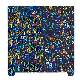 HzdaDeve Double-Sided Print Bed 235 x 235 mm Platform H1H Sheet Build Plate Spring Steel Print Bed for K1/K1C/Ender 3 V3/Ender 3 V3 KE/Ender 3 V3 SE/K1C/CR10-SE 3D Printer (Alphabet + Number)