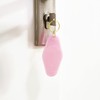 Nwsrayu 10pcs Blank Hotel Keychains Bulk Vintage Motel Keychain Vinyl