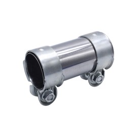 SHLPDFM Universal Double Clamp Exhaust Pipe Connector Diameter 50 x 125 mm