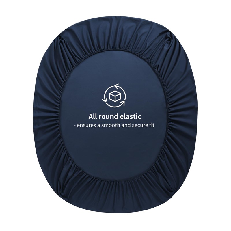 Tifschlaf Double Fitted Sheet Deep - Navy Blue Bed Sheet