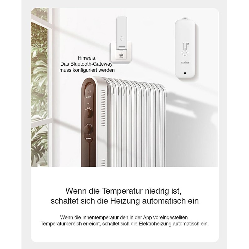 Luminea Home Control Wireless Sensor: Set of 8 Thermometer &
