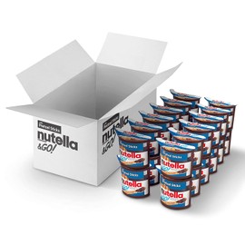 Nutella & GO! Bulk 24 Pack, Hazelnut and Cocoa Spread with Pretzel Sticks, Stocking Stuffers, Snack Cups, 1.9 oz Each​