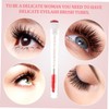 SAFIGLE 10pcs Eyelash Brush with Glitter Tube Eyelash Applicator and