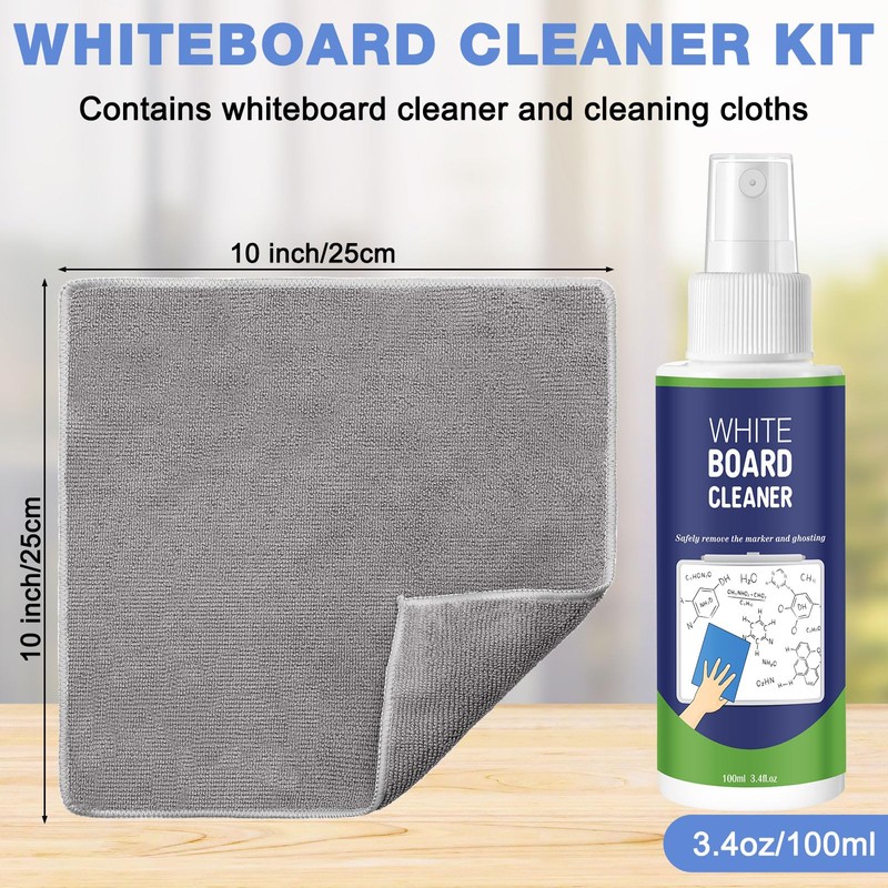 Loopeer 24 Pack Whiteboard Cleaner Spray 3. 4 oz Dry