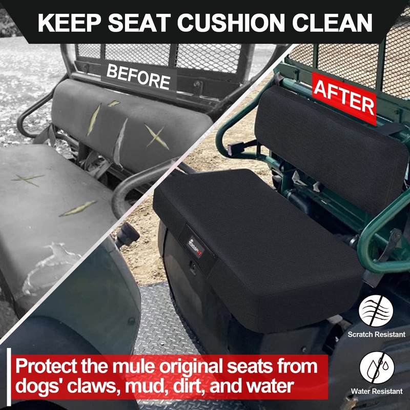 StarknightMT Mule Bench Seat Cover - Waterproof Seat Covers Compatible