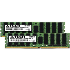 A-Tech 64GB Kit (2x32GB) RAM for Supermicro SUPER X11DPi-N, X11DPL-i, X11DPS-RE, X11DPT-BH, X11DPT-PS, X11SPi-TF, X11SPW-CTF | DDR4 2133MHz PC4-17000 ECC LRDIMM 4Rx4 Load Reduced Server Memory Upgrade