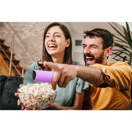 2 Pack Remote Covers Replacement Compatible with Toshiba and Insignia Fire TV Remote, Silicone Sleeve Case Glow in Dark for CTRC1US21 NS-RCFNA-21 Remote Cover (Glow Green& Glow Purple)