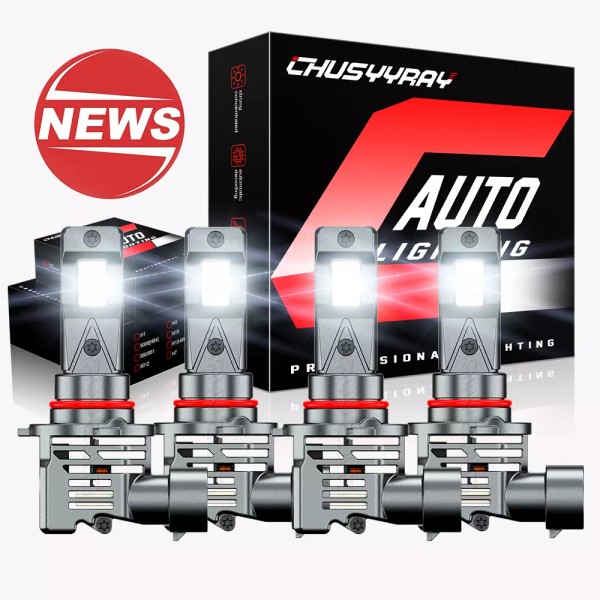 CHUSYYRAY High /Low Beam 9005 9006 LED Headlights Kit Combo