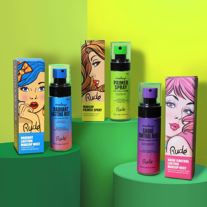 Radiant Lasting Makeup Mist by Rude Cosmetics for Women -