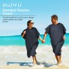 BUZIFU Towel Poncho Bath Towel Microfibre Bath Poncho Surf Poncho