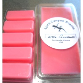 spirit canyon APPLE CINNAMON Scented Soy Blend Wax Melt Tart Cube Clamshell  2.5 oz