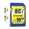 INLAND 16GB Class 10 SDHC/SDXC U1 Flash Memory Card (5