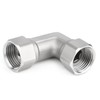 ERGAOBOY 2 Pcs 304 Stainless Steel 90 Degree Elbow 2