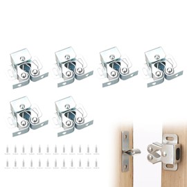 6 Stück Schnappverschluss,Möbelschnapper,Verriegelung,Camping Schrank Verschluss,Camping Schubladen Verschluss,Rollenschnäpper,Stabiler Türverschluss Oder Möbelverschluss Geeignet Für Türen Aller Art