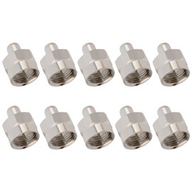 tunghey 10Pack Coax Cap Cover, 75 Ohm Terminator, Coax Terminator Caps for Ports on Splitter, AMP, Coaxial Cable, TV Antenna, Wall Plates, Booster