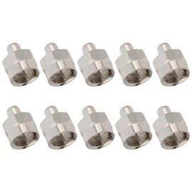 tunghey 10Pack Coax Cap Cover, 75 Ohm Terminator, Coax Terminator Caps for Ports on Splitter, AMP, Coaxial Cable, TV Antenna, Wall Plates, Booster