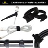 Tigre Amore Velcro Cable Ties Cords, Black, 5.9 inches (15