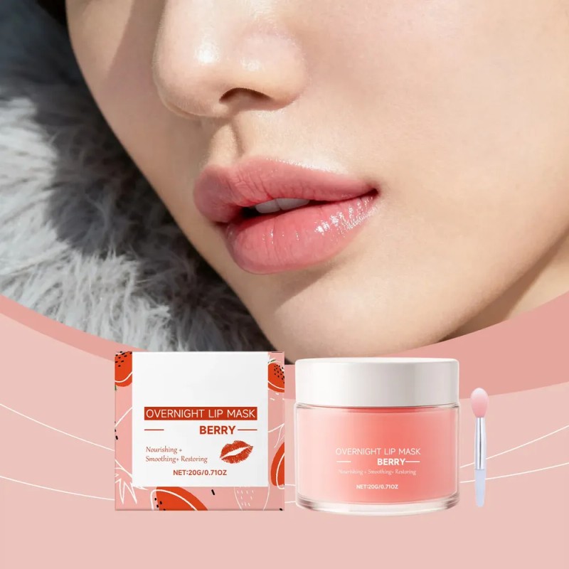 Mascarilla Labial Very Berry, Nutritiva, Suavizante Y Restau