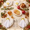 Gandeer 24 Pcs Rosh Hashanah Cloth Napkin, Wooden Apple Napkin