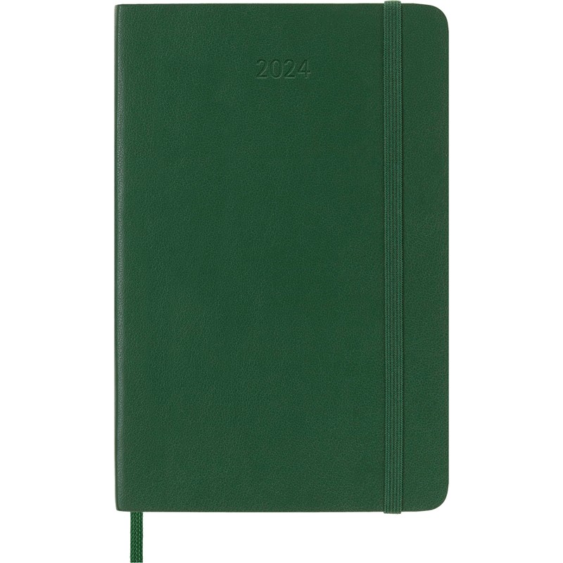 Moleskine Weekly Agenda with Space for Notes 12 Months 2024,