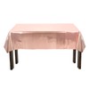 TRIXES Rose Gold Plastic Tablecloth - Party Supplies - Metallic