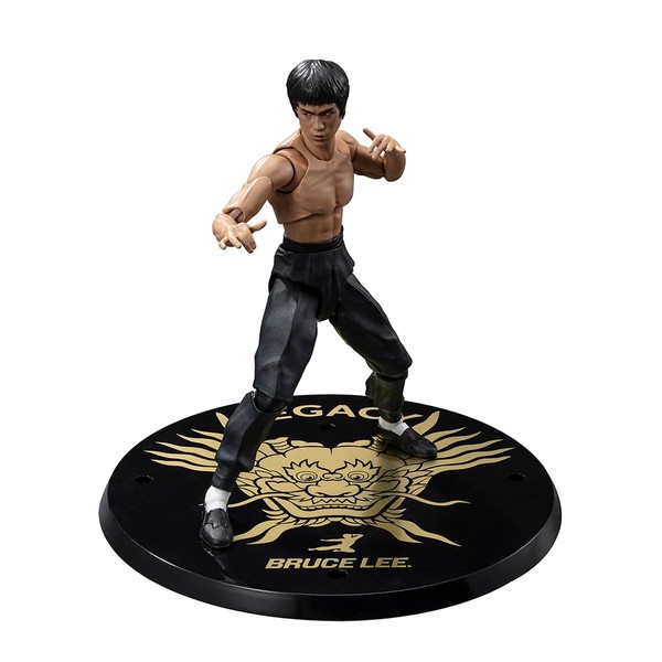 BANDAI SPIRITS S.H. Figuarts Bruce Lee Legacy 50th Ver., Approx. 5.1 inches (130 mm), PVC & ABS, Pre-painted Action Figure