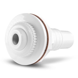 Paradies Pool Inlet Nozzle in White, Inlet Nozzle for Steel Wall Pools, Return Nozzle with Swivel Head, Pool Accessories, Diameter 58 mm, Quantity: 1 Piece
