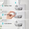 Automatic Infrared Toothpaste Dispenser with Adjustable Output Punch-Free Wall Mount