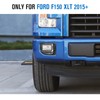 JeCar Front Fog Light Cover Fog Lamp Bezel Trim for
