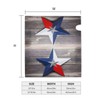 Dujiea Wood Texas Flag Star Mailbox Cover Mailbox Wraps, Waterproof