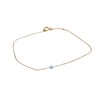Gold anklet Opal Anklet Blue Opal Ankle Bracelet