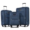 Merax Softside Luggage Set, Travel Suitcase Expandable Lightweight, 3 Piece