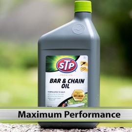 STP Premium Bar and Chain Oil, Tools and Chainsaw Oil Treatment Reduces Bar and Chain Wear, 32 Oz