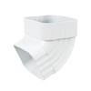 65° Gutter Elbow Roofing Gutter Downspout Elbow 2x3 White