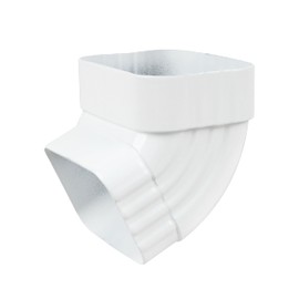 65° Gutter Elbow Roofing Gutter Downspout Elbow 2x3 White
